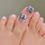 12 Sizes-24 Pcs Press On Nails JP1661