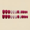 12 Sizes-24 Pcs Press On Nails Y1531