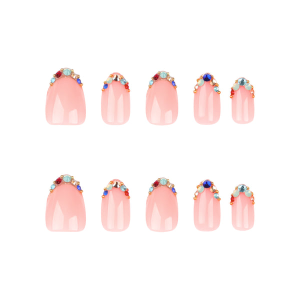 12 Sizes-24 Pcs Press On Nails JP3322
