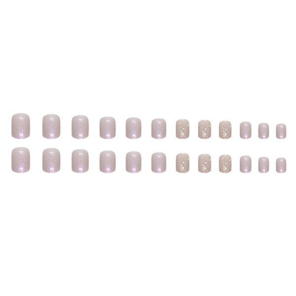 12 Sizes-24 Pcs Press On Nails W1375