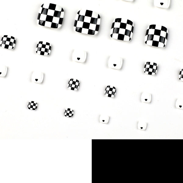 12 Sizes-24 Pcs Press On Nails JP2437