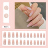 12 Sizes-24 Pcs Press On Nails R485