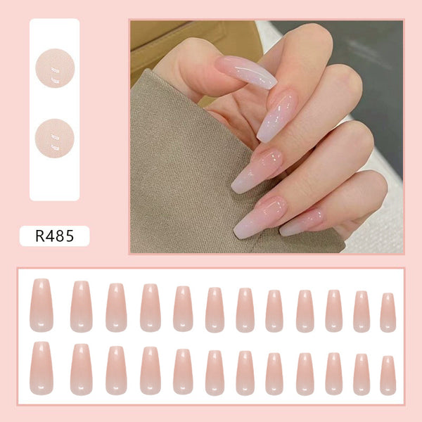 12 Sizes-24 Pcs Press On Nails R485