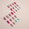 12 Sizes-24 Pcs Press On Nails W1315