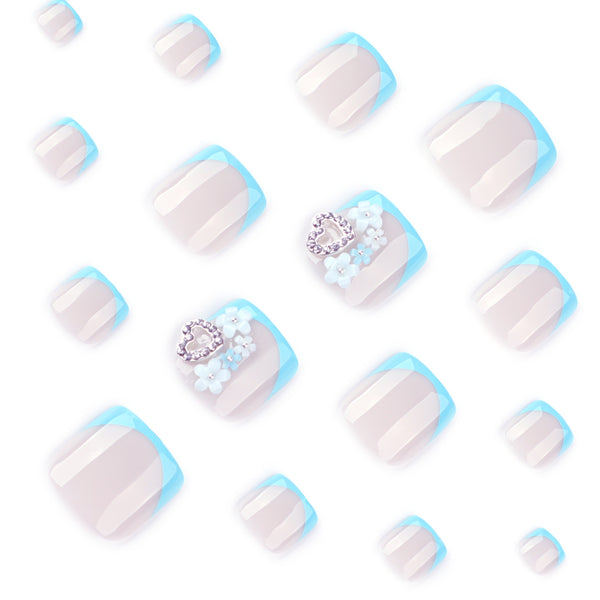 12 Sizes-24 Pcs Press On Nails JP3816