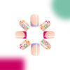 12 Sizes-24 PcsPress On Nails C307