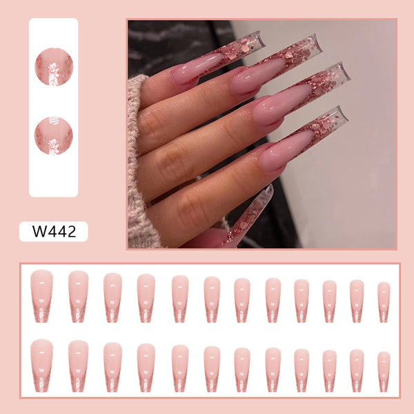 12 Sizes-24 Pcs Press On Nails W442
