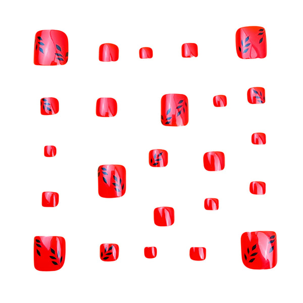 12 Sizes-24 Pcs Press On Nails Y879