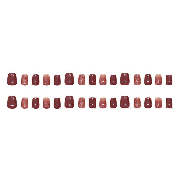 12 Sizes-24 Pcs Press On Nails R881
