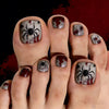 12 Sizes-24 Pcs Press On Nails C2045