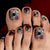 12 Sizes-24 Pcs Press On Nails C2045