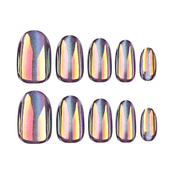 12 Sizes-24 Pcs Press On Nails JP3250