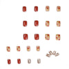 12 Sizes-24 Pcs Press On Nails JP1215