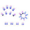 12 Sizes-24 Pcs Press On Nails Y433-1