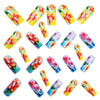 12 Sizes-24 Pcs Press On Nails Y1401