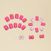 12 Sizes-24 Pcs Press On Nails Y031