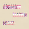 12 Sizes-24 Pcs Press On Nails Y938