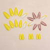 12 Sizes-24 Pcs Press On Nails W1349