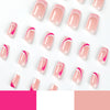 12 Sizes-24 Pcs Press On Nails JP2262