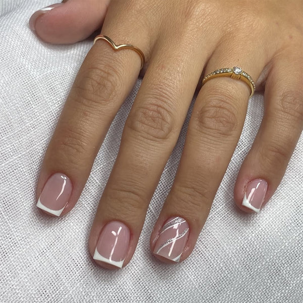 12 Sizes-24 Pcs Press On Nails JP3709