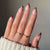 12 Sizes-24 Pcs Press On Nails JP1574