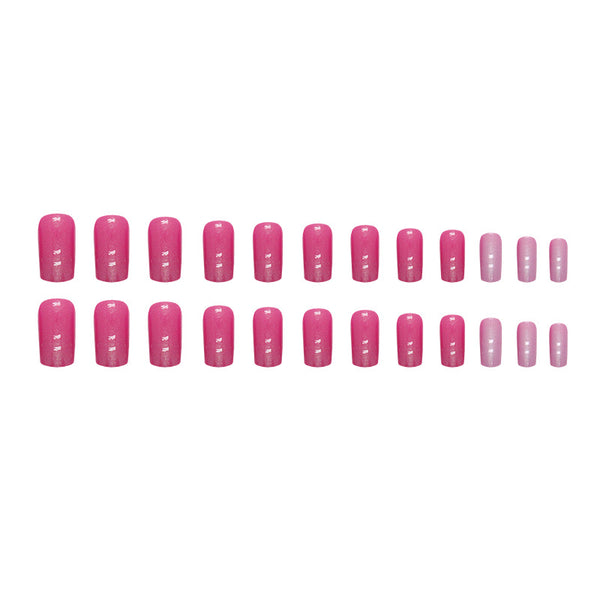 12 Sizes-24 Pcs Press On Nails W1311