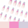 12 Sizes-24 Pcs Press On Nails JP1602