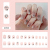 12 Sizes-24 Pcs Press On Nails Z486