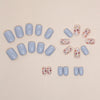 12 Sizes-24 Pcs Press On Nails W1306