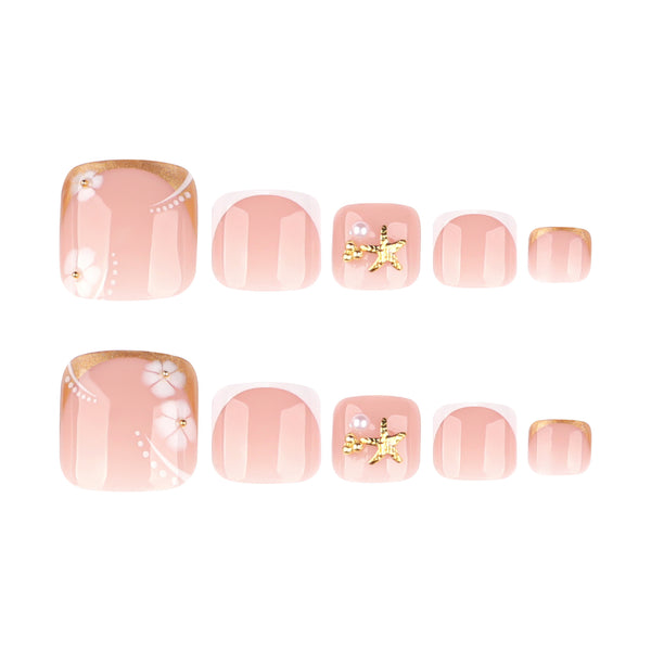 12 Sizes-24 Pcs Press On Nails JP4253