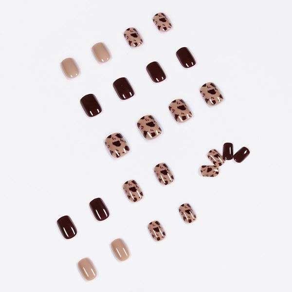 12 Sizes-24 Pcs Press On Nails JP1072