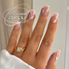 12 Sizes-24 Pcs Press On Nails BZ1417