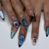 12 Sizes-24 Pcs Press On Nails JP3562