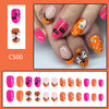 12 Sizes-24 Pcs Press On Nails C500