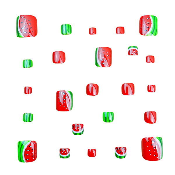 12 Sizes-24 Pcs Press On Nails Y869