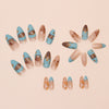 12 Sizes-24 Pcs Press On Nails W1814