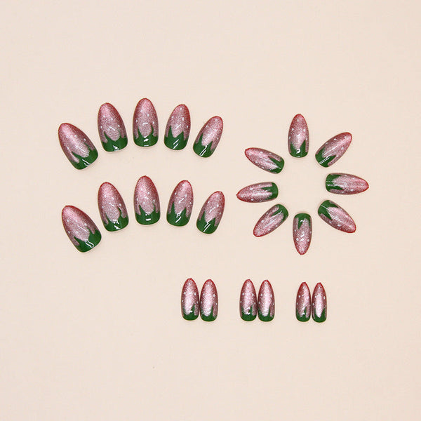 12 Sizes-24 PcsPress On Nails W1580