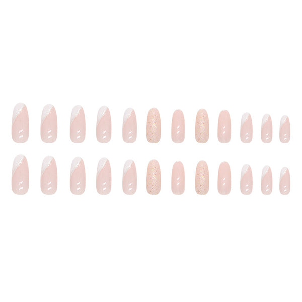 12 Sizes-24 Pcs Press On Nails W1318