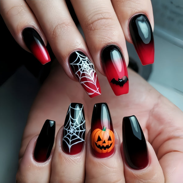 12 Sizes-24 Pcs Press On Nails Y1102