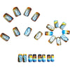 12 Sizes-24 Pcs Press On Nails Y1989