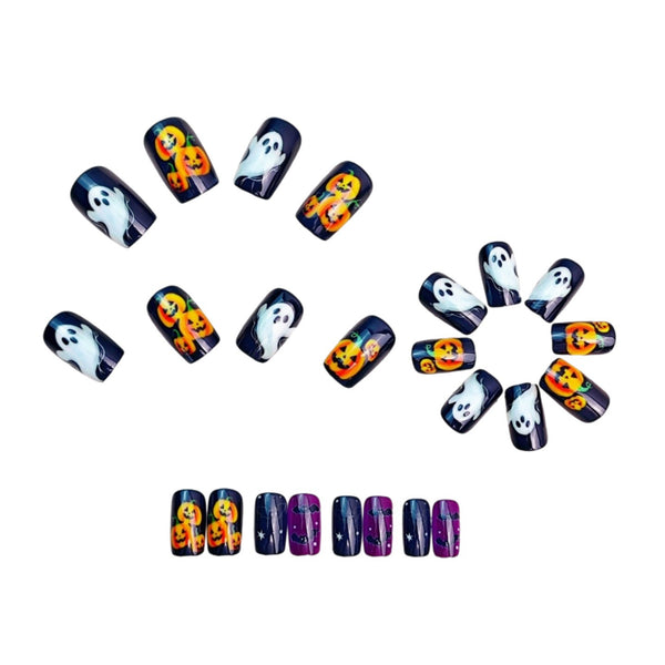 12 Sizes-24 Pcs Press On Nails y2054-24
