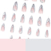 12 Sizes-24 Pcs Press On Nails JP3326