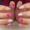 12 Sizes-24 Pcs Press On Nails JP3942