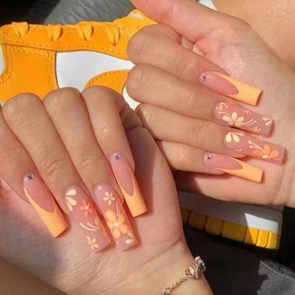 12 Sizes-24 Pcs Press On Nails Z366
