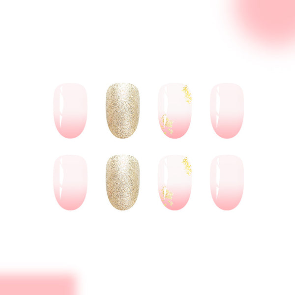 12 Sizes-24 Pcs Press On Nails C1034