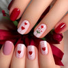 12 Sizes-24 Pcs Press On Nails Y1669