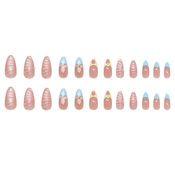 12 Sizes-24 Pcs Press On Nails Z1122