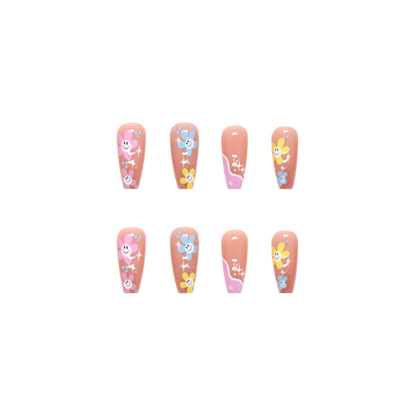 12 Sizes-24 Pcs Press On Nails W170