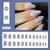 12 Sizes-24 Pcs Press On Nails W1978