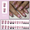 12 Sizes-24 Pcs Press On Nails C813